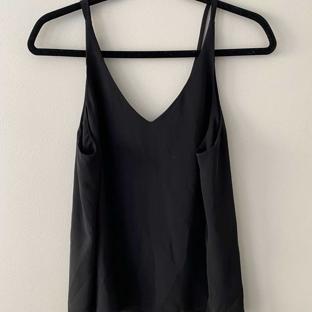 Black tank top